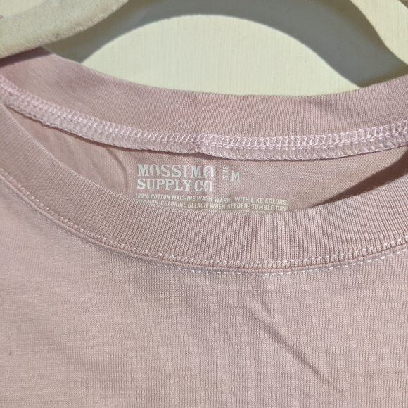 Mossimo Blush Pink Tee Medium - Picture 4 of 6